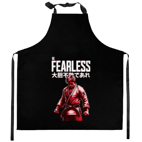 Be Fearless Jiu Jitsu Mindset Kitchen Aprons