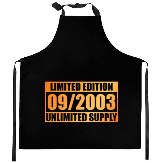 21st birthday Limited Edition - ꝏ Supply 09/2003 Kitchen Aprons