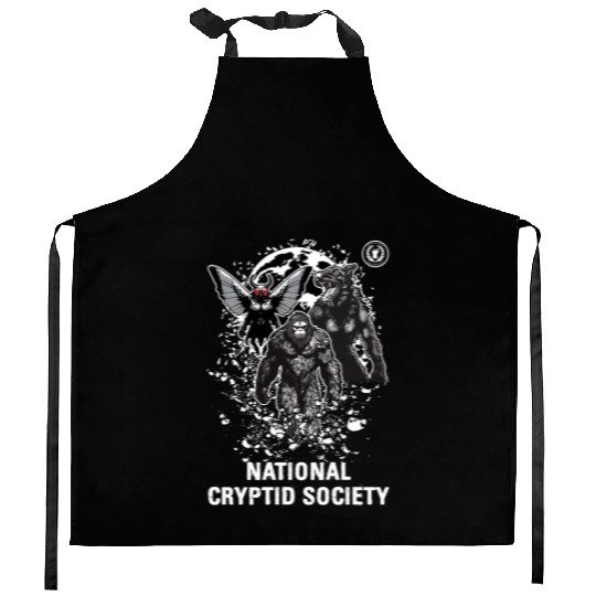 National Cryptid Society Cryptid Monsters Kitchen Aprons
