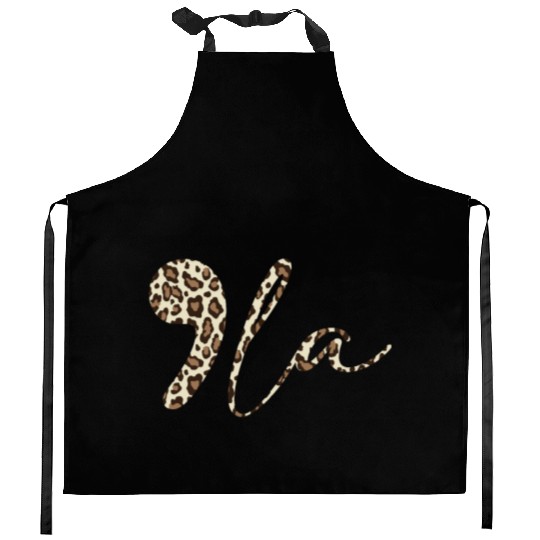 Comma La Leopard Print Kamala Harris Kitchen Aprons