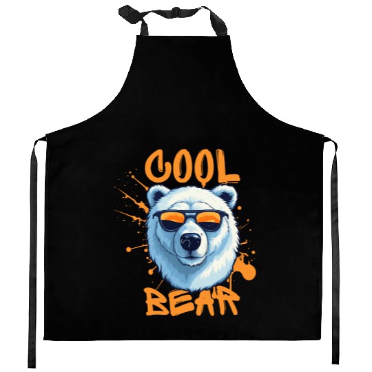 Cool Bear Kitchen Aprons
