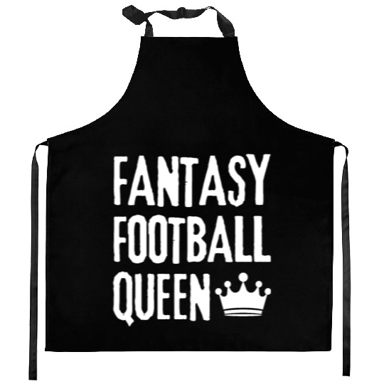 Fantasy Football Queen Kitchen Aprons