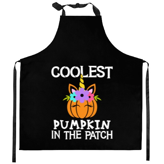 Coolest Pumpkin In The Patch Halloween Costume Kitchen Aprons