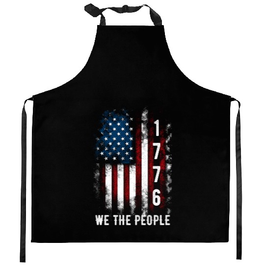 1776 we the people Kitchen Aprons