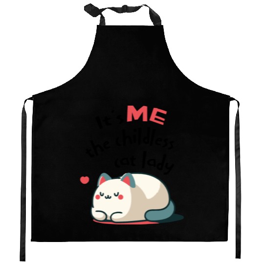 It's Me the Childless Cat Lady 2024 President Kitchen Aprons