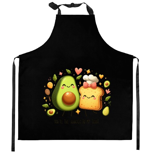 Funny Avocado Toast Kitchen Aprons