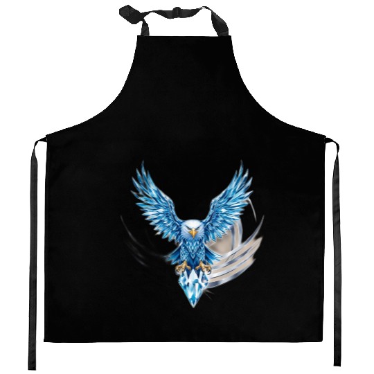 Elevate Your Style with the Crystal Eagle Kitchen Aprons