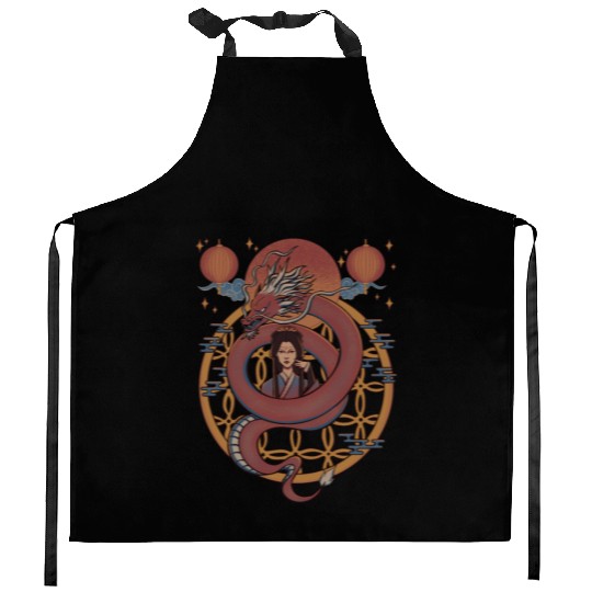 The Dragon Princess Kitchen Aprons