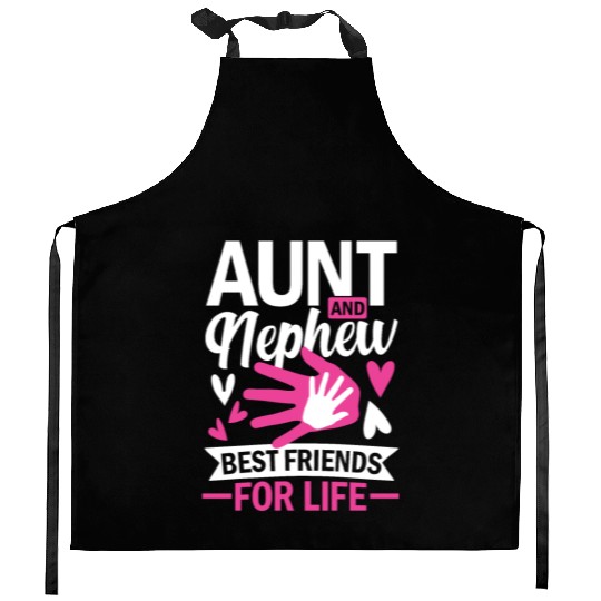 aunt and nephew best friends for life Kitchen Aprons