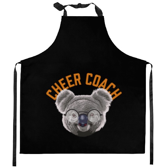 Koalified Cheer Coach Cheerleading Funny Cheerlead Kitchen Aprons