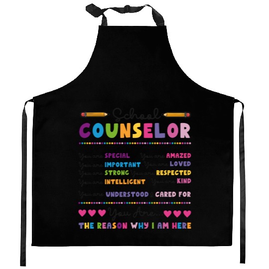 School Counselor School Counselor Kitchen Aprons