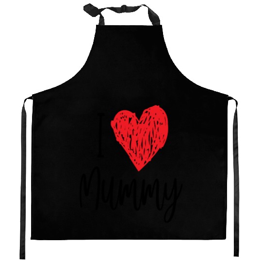 i love mummy Kitchen Aprons