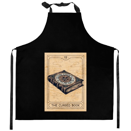Magic - Black Magic - Magic Book Black Magic Book Kitchen Aprons