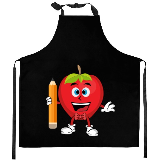 back to school Strawberry Kitchen Aprons