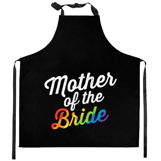 Mother Of The Bride Gay Lesbian Wedding LGBT Same Kitchen Aprons