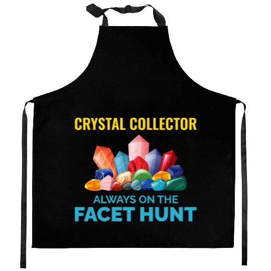 Crystal Collecting Rock Hunting Mineral Collector Kitchen Aprons