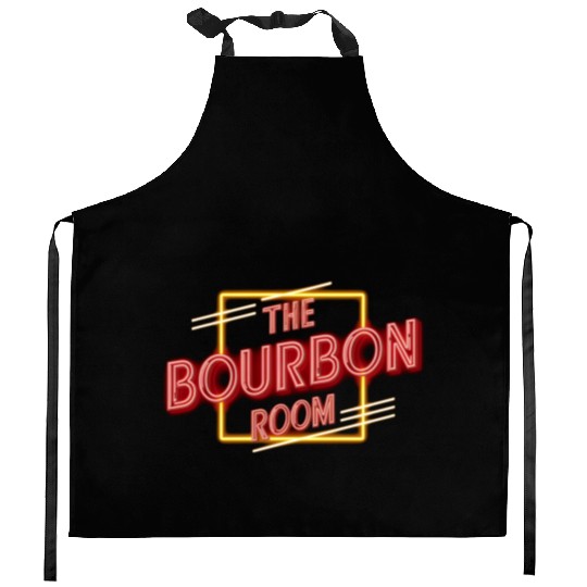 Vintage The Bourbon Room Bar and Music Venue Kitchen Aprons