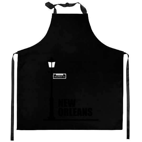 New Orleans - Bourbon Street Kitchen Aprons