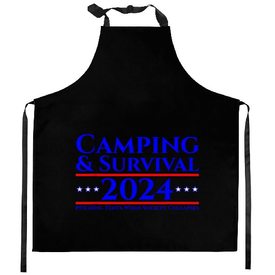 Camping Survival Pitching Tents 2024 Kitchen Aprons