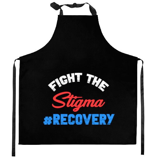 Fight The Stigma #Recovery Overdose Sobriety Kitchen Aprons
