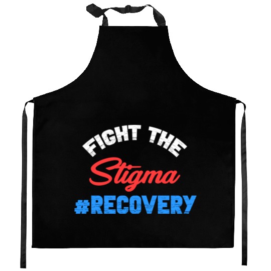 Fight The Stigma #Recovery Overdose Sobriety Kitchen Aprons
