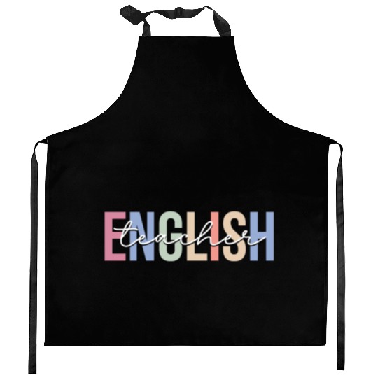 English Teacher Grammar School Kitchen Aprons
