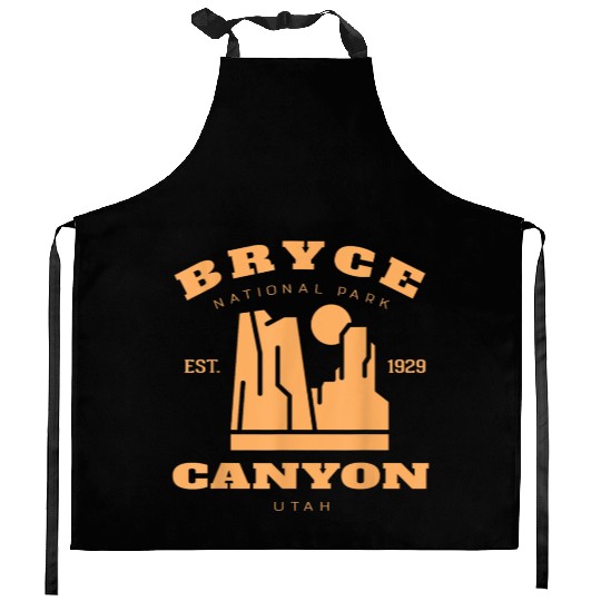 Vintage Bryce Canyon National Park Utah Hiking Cam Kitchen Aprons