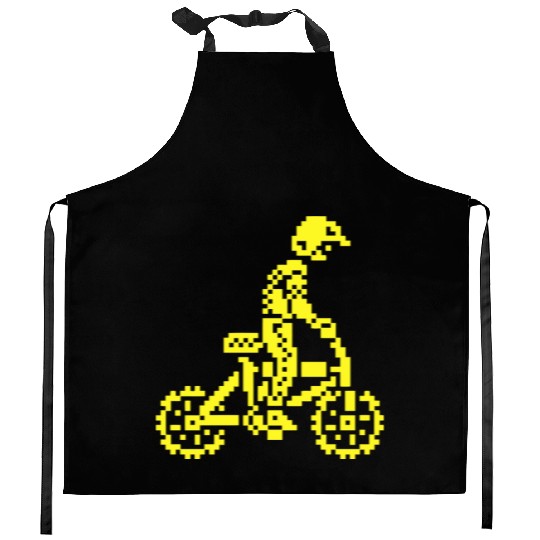 BMX Bike Bandits ZX Spectrum 8-bit Kitchen Aprons