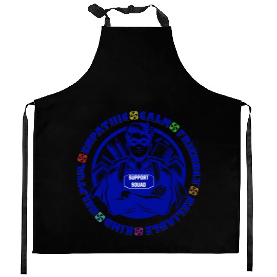 Support Squad - Empathic, Calm, Reliable Kitchen Aprons