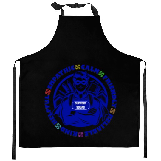 Support Squad - Empathic, Calm, Reliable Kitchen Aprons