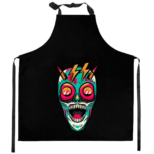Skull-tastic Kitchen Aprons