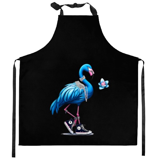 Flamingo Chucks And Pearls Comma La Kamala 2024 Kitchen Aprons
