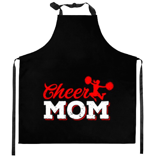Cheer Mom Funny Cheerleading Mommy Mother's Day Kitchen Aprons