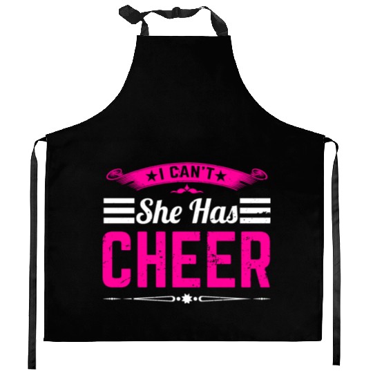 She Has Cheer Mom Cheerleading Mommy Mother's Day Kitchen Aprons