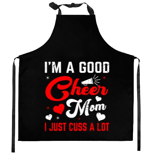 A Good Cheer Mom Cheerleading Mommy Mother's Day Kitchen Aprons