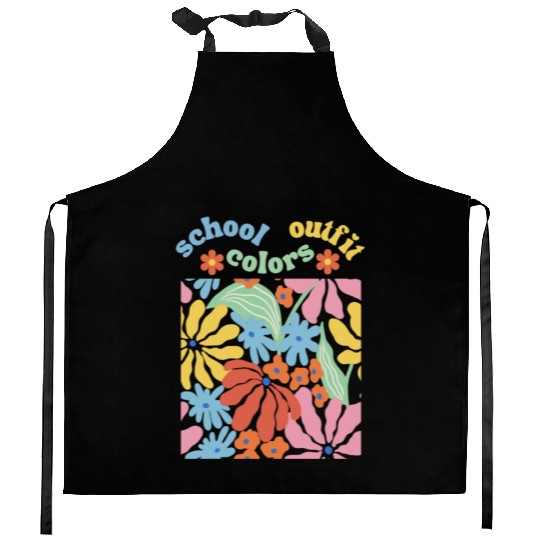school outfit colors: Perfect Your Campus Style Kitchen Aprons