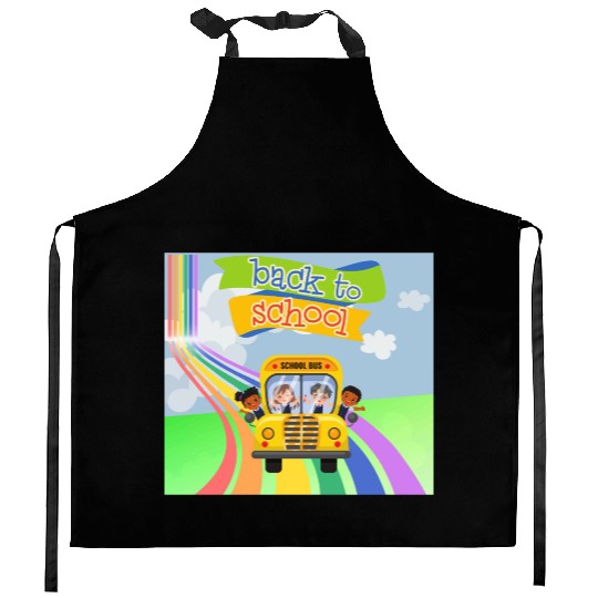 kides back to school Kitchen Aprons 2024