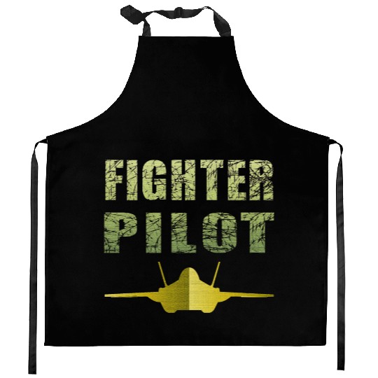 Fighter Pilot F-35 Art Design Kitchen Aprons