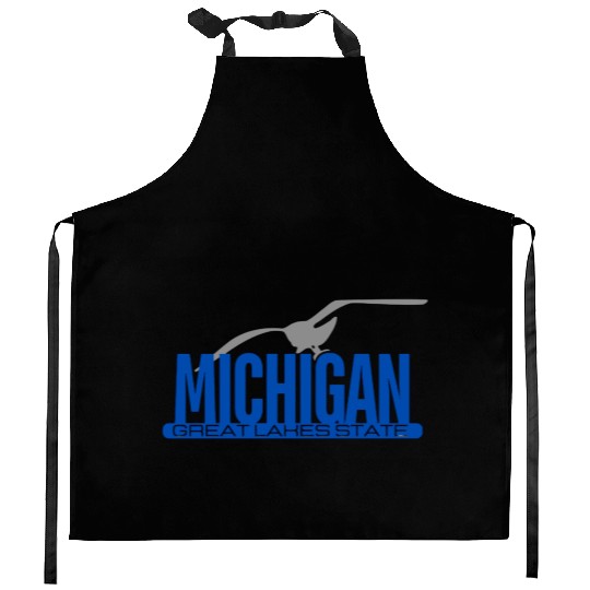 Michigan Great Lakes State Kitchen Aprons