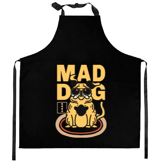 Mad Dog Animal Kitchen Aprons