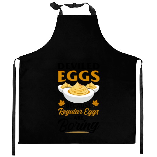 Funny Deviled Eggs Designs For Deviled Egg Lover Kitchen Aprons