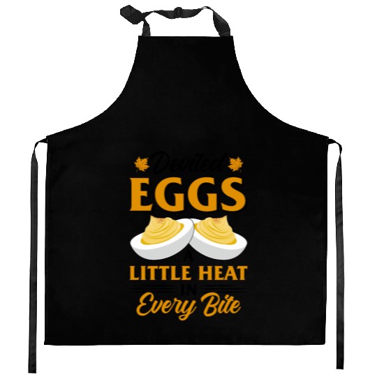 Funny Deviled Eggs Designs For Deviled Egg Lover Kitchen Aprons