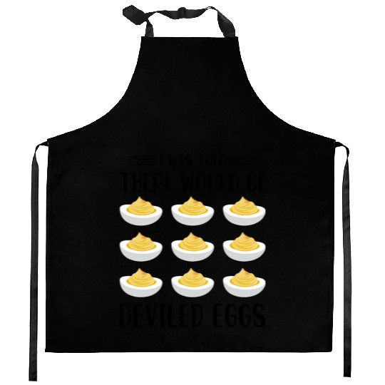 Funny Deviled Eggs Designs For Deviled Egg Lover Kitchen Aprons