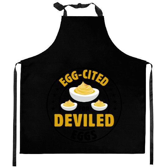 Funny Deviled Eggs Designs For Deviled Egg Lover Kitchen Aprons