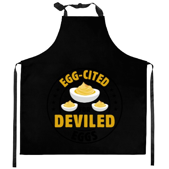 Funny Deviled Eggs Designs For Deviled Egg Lover Kitchen Aprons