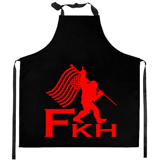 Bigfoot FKH Flag LIKE US ON FACEBOOK # Kitchen Aprons