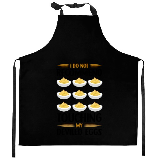 Funny Deviled Eggs Designs For Deviled Egg Lover Kitchen Aprons