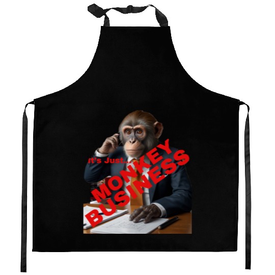 Monkey Business Kitchen Aprons