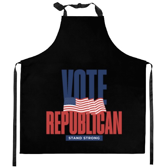 Vote Republican Election 2024 Kitchen Aprons design