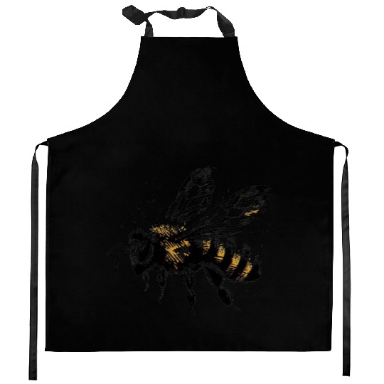 Honey Bee Insect Art 6 Kitchen Aprons